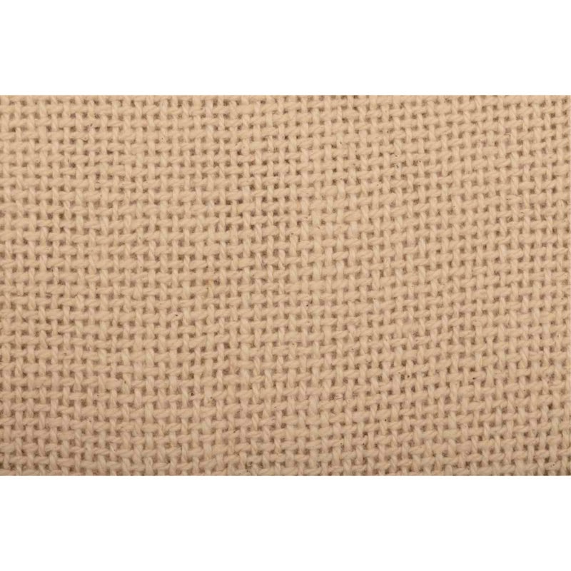 VHC Brands Burlap Vintage Farmhouse King Bed Skirt Tan Distressed Appearance Cotton Solid Color Split Corners Bedroom Decor - Image 5